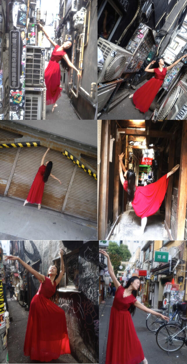 Visual representation of a rose in clutter and dirt of the wretched on the metropolis. Project with Goro