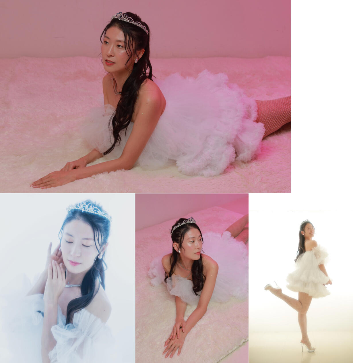 Fragile Crown : girl shaped as an ideal—thin, delicate, dressed in impractical beauty. The image reflects how patriarchy rewards fragility and ornamental femininity, praising women who appear soft and passive. Lace and stillness are tools of control them.