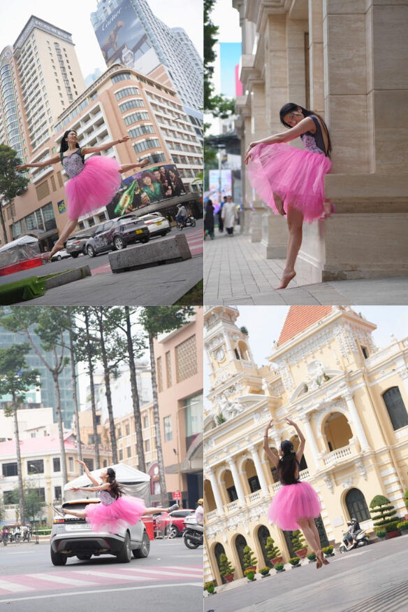 With Indonesian photographer Ricki Saputra — the bustling energy of Ho Chi Minh City meets the strength and aliveness of a dancer.